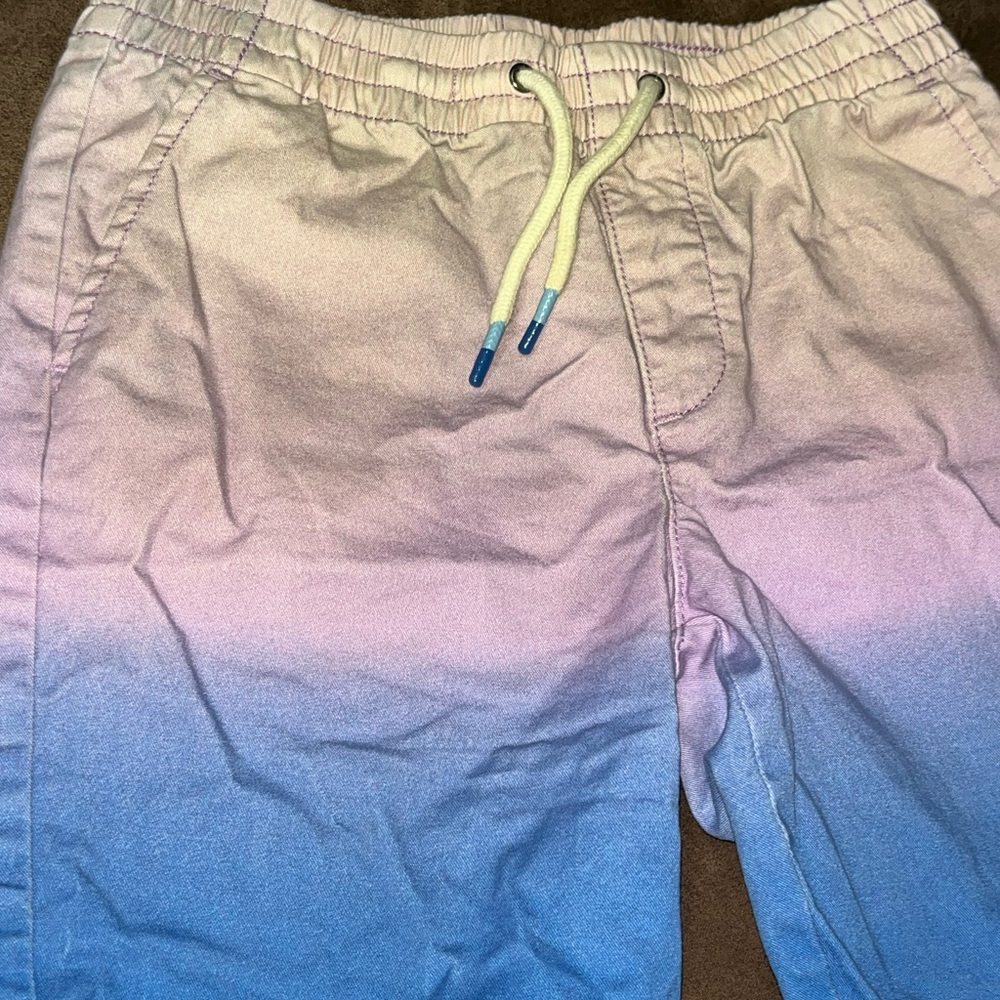 Gap • Purple | Blue Tie Dye Drawstring Shorts - Picture 5 of 11